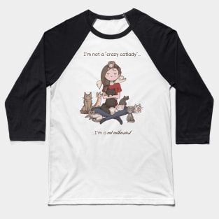 Cat Enthusiast Baseball T-Shirt